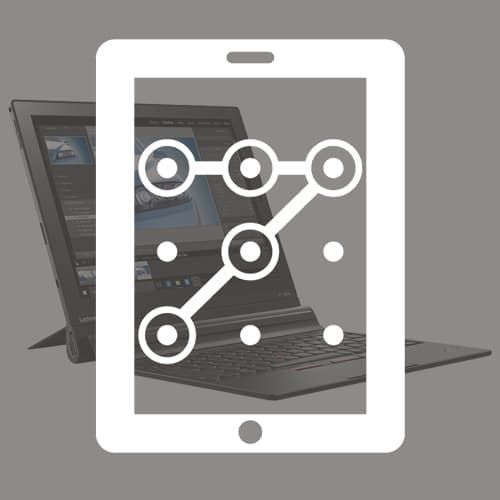 Сброс графического ключа в планшете Lenovo ThinkPad X1 Tablet